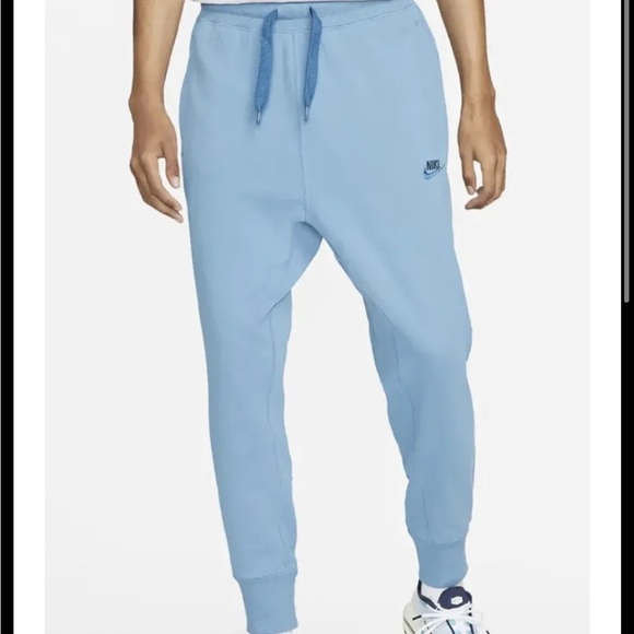 Men’s Nike Sportswear Classic Fleece Joggers Pants Dutch Blue Size XL NEW